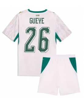 Billige Fotballdrakt Senegal Pape Gueye #26 Replika Hjemmedraktsett Barn VM 2026 Kortermet (med bukser)